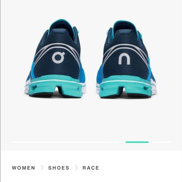 10 On Running Womens Cloudflow Malibu/Curacao Running Shoe 10 On Running Womens Cloudflow Malibu/Curacao Running Shoe